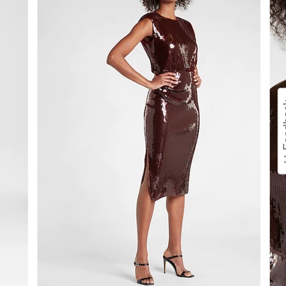 Sequin MIDI dress from express - Picture 4 of 10